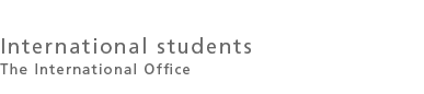 International students - The International office