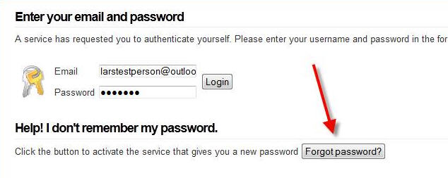 Help! I don't remember my password